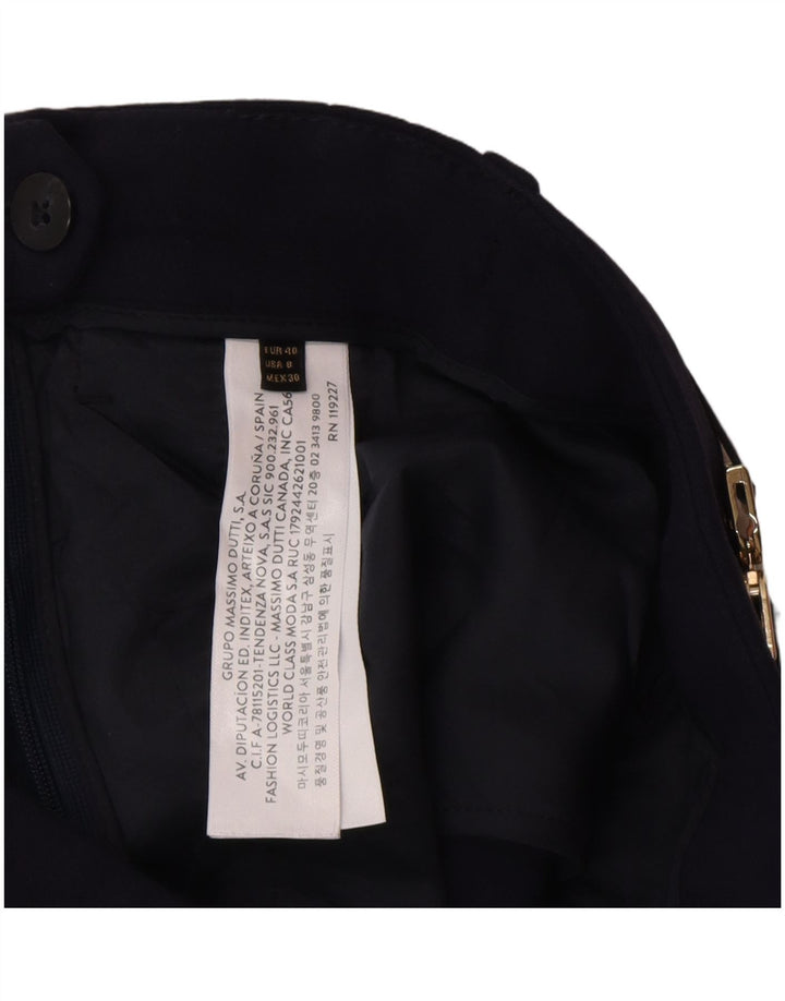 MASSIMO DUTTI Womens Chino Trousers EU 40 Medium W30 L28 Navy Blue