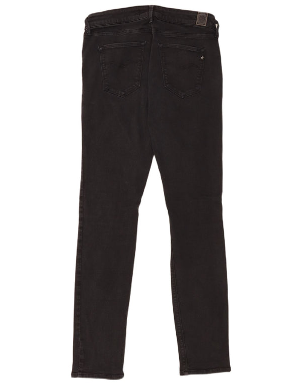 Replay Womens New Luz Skinny Jeans W31 L30 Black
