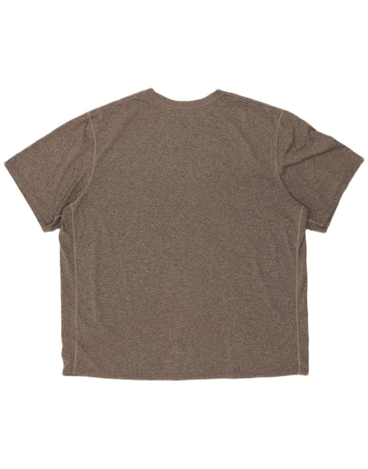Nike Mens Dri Fit T-Shirt Top 2XL Grey Flecked Polyester