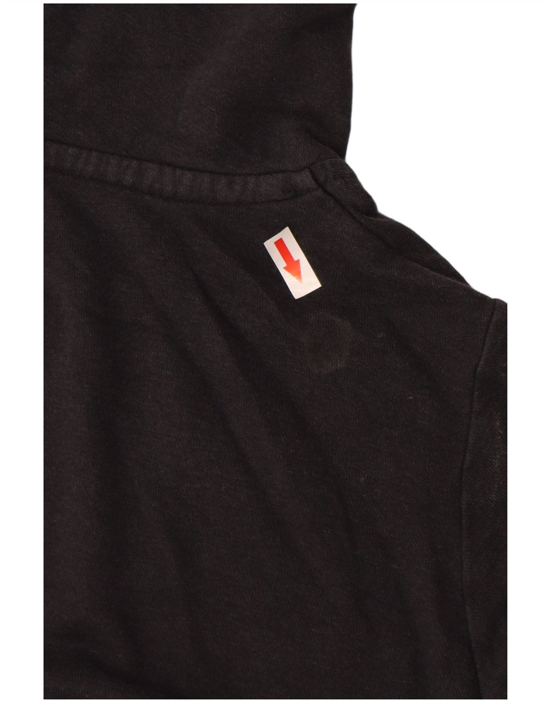 Nike Womens Hoodie Jumper UK 14 Medium Black Cotton