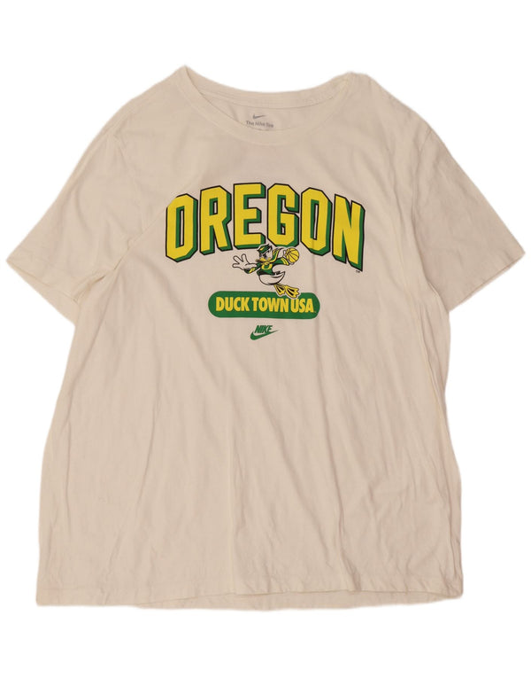 Nike Mens Graphic T-Shirt Top 2XL White