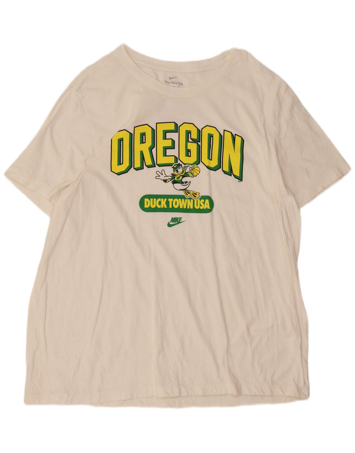 Nike Mens Graphic T-Shirt Top 2XL White