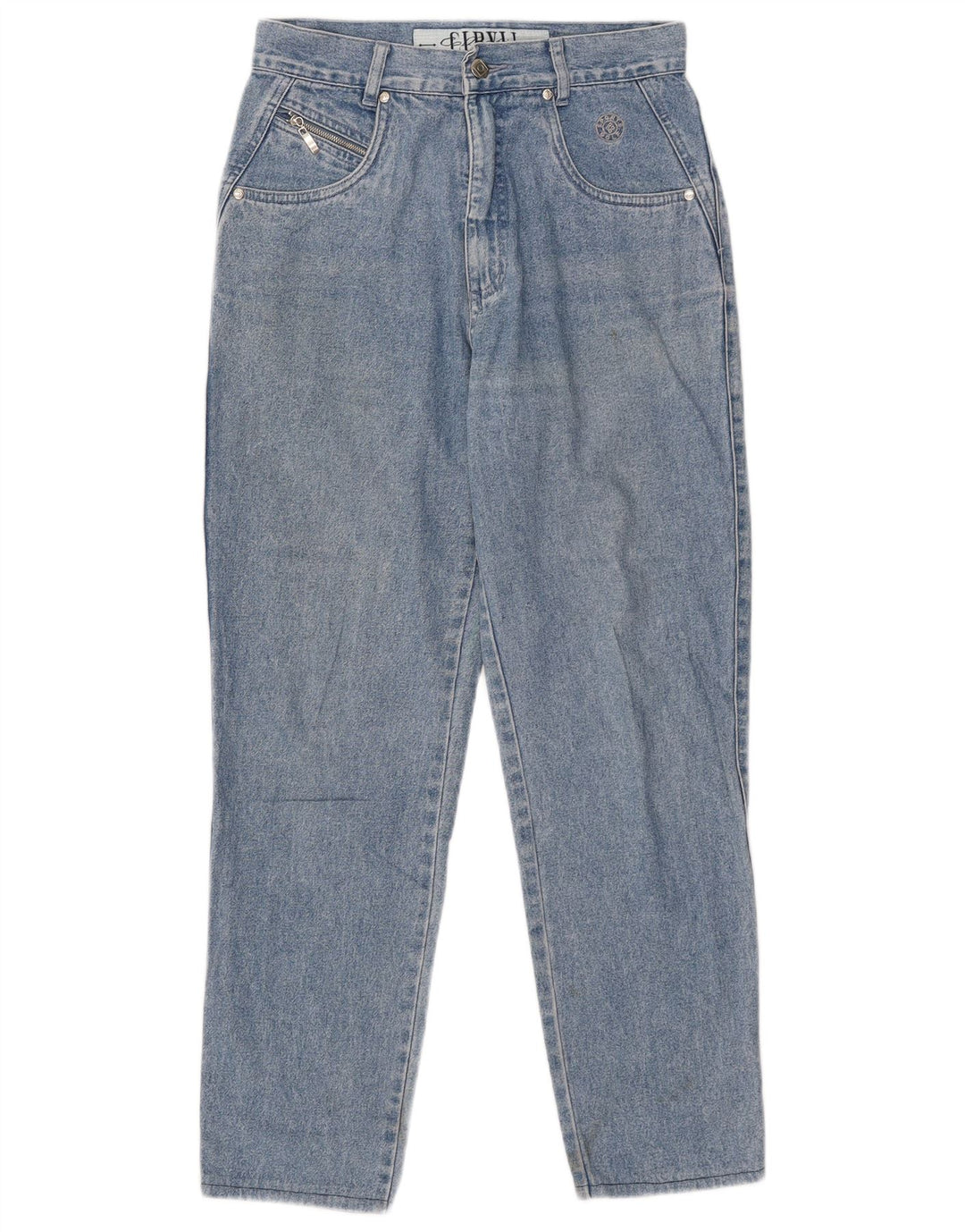 Vintage Womens Tapered Jeans EU 38 Medium W30 L27 Blue Cotton