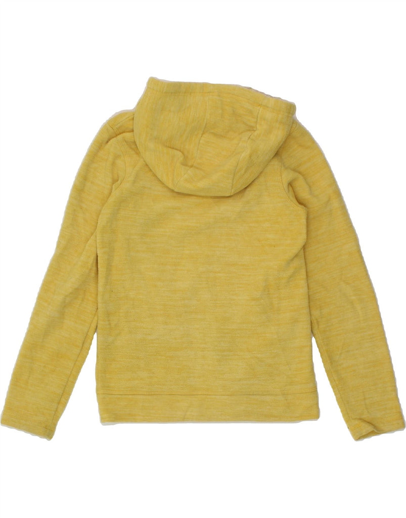 MOUNTAIN WAREHOUSE Girls Hooded Fleece Jacket 9-10 Years Yellow Flecked Vintage Mountain Warehouse and Second-Hand Mountain Warehouse from Messina Hembry 