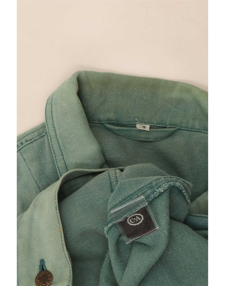 C&A Mens Denim Gilet UK 36 Small Blue Cotton