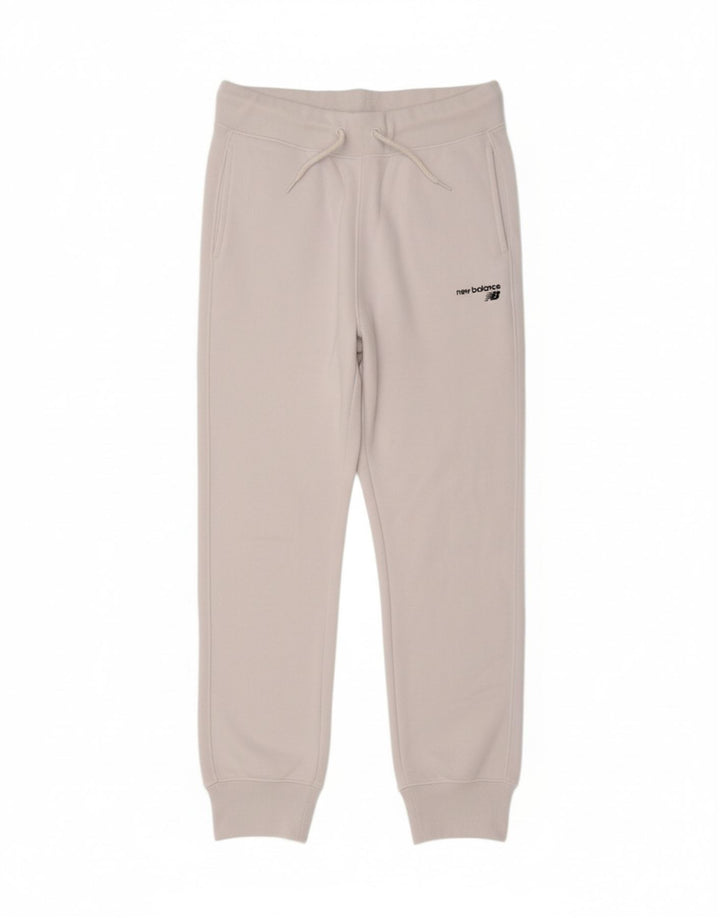NEW BALANCE Womens Tracksuit Trousers Joggers UK 14 Medium  White