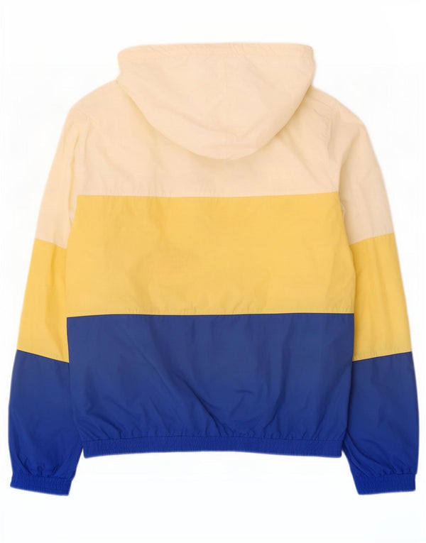 Wesc Mens Hooded Bomber Jacket UK 38 Medium Multicoloured Colourblock