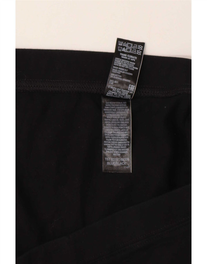 Marks & Spencer Womens Leggings UK 18 XL Black Cotton