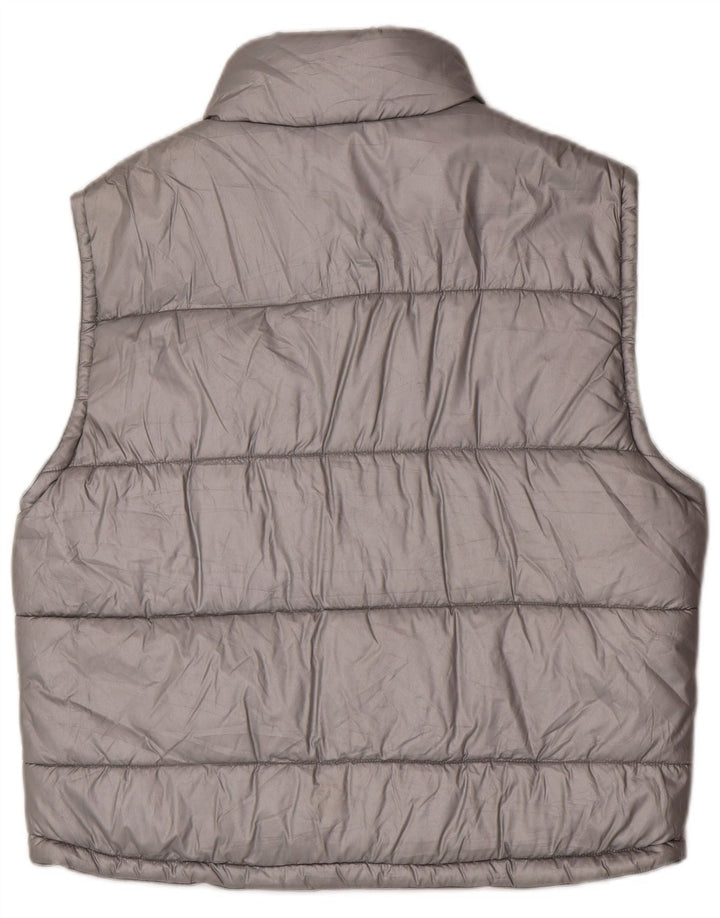 Astrolabio Mens Padded Gilet IT 48 Medium Silver Polyamide