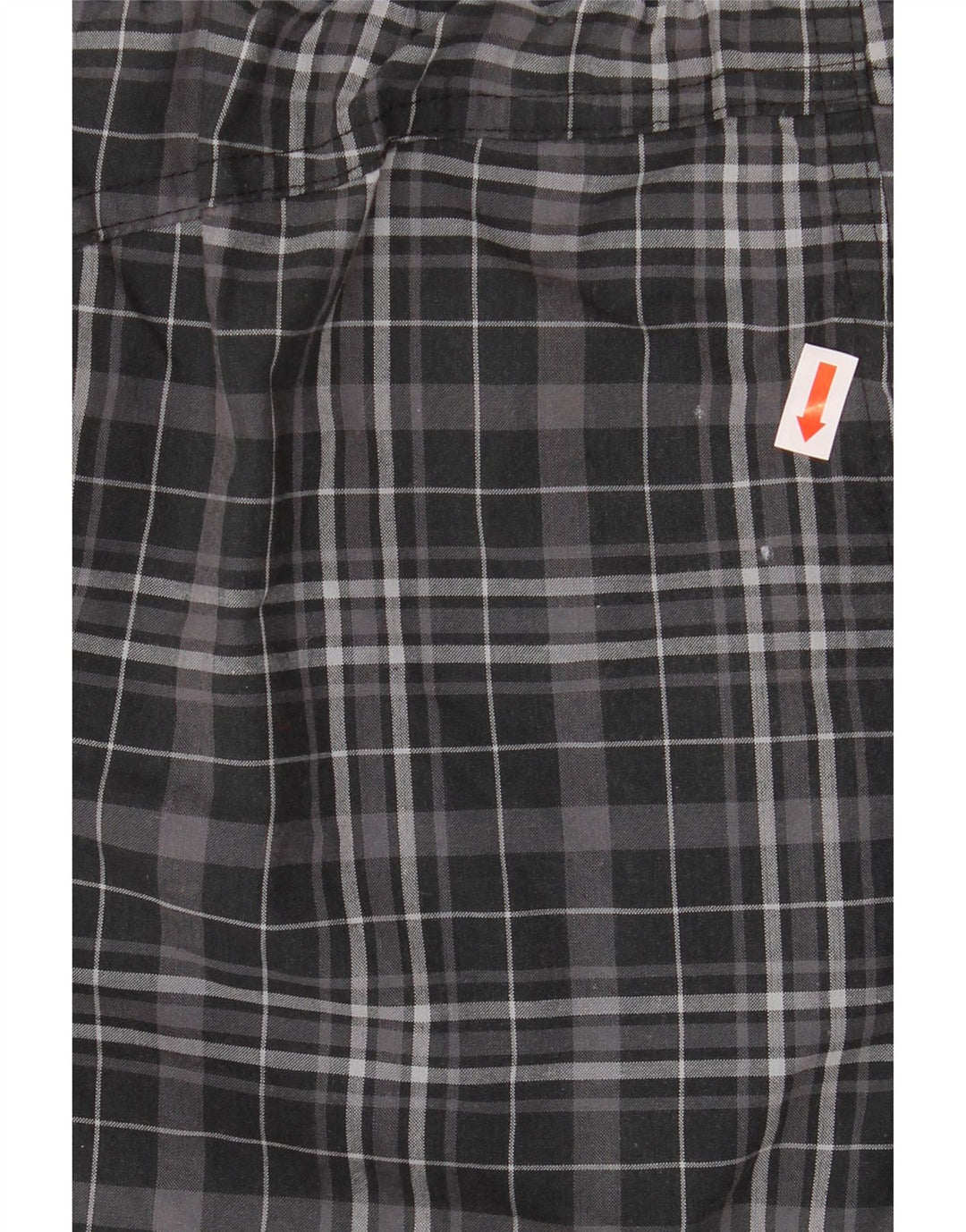 ADIDAS Mens Swimming Shorts Large  Black Check Polyester