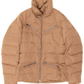 Geox Womens Respira Oversized Padded Jacket UK 8 Small Beige Polyester