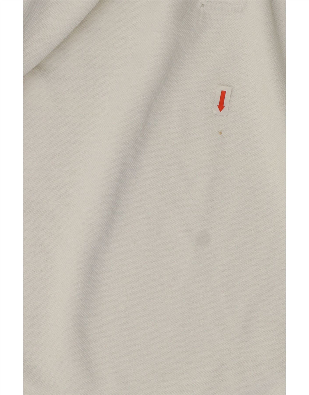 Nike Mens Polo Shirt Medium White Cotton