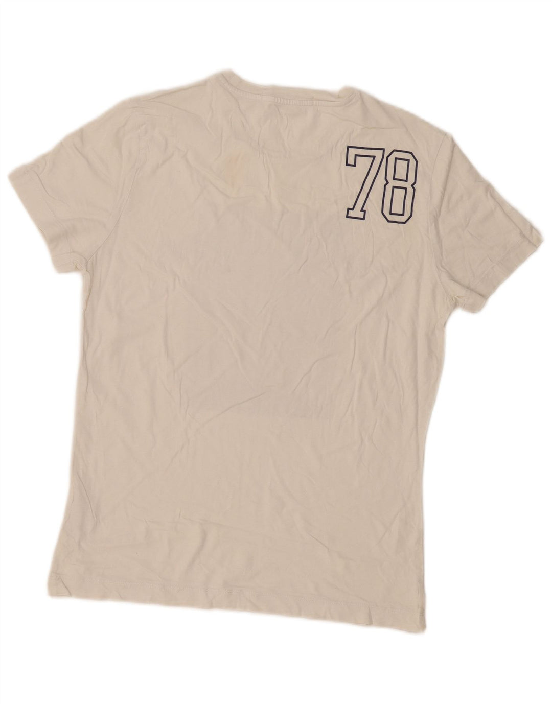Calvin Klein Jeans Mens Graphic T-Shirt Top Medium White Cotton