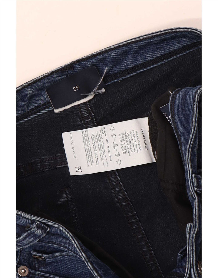 Armani Womens Skinny Jeans W29 L31 Blue Cotton