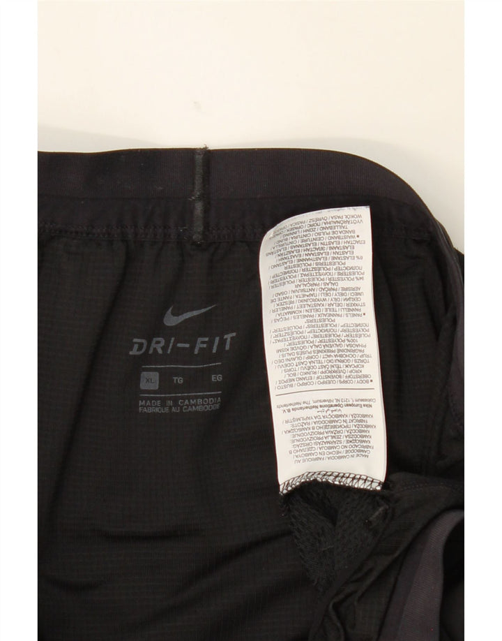 NIKE Womens Dri Fit Sport Shorts XL  Black Polyester Vintage Nike and Second-Hand Nike from Messina Hembry 