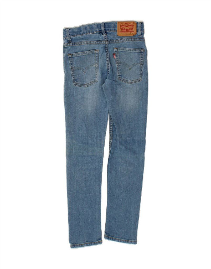 LEVI'S Boys 510 Skinny Jeans 11-12 Years W26 L26 Blue Cotton Vintage Levi's and Second-Hand Levi's from Messina Hembry 