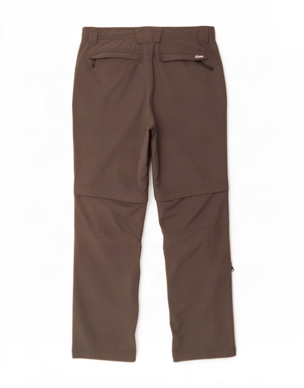 Berghaus Womens Straight Casual Trousers UK 14 Large W32 L31 Grey Nylon