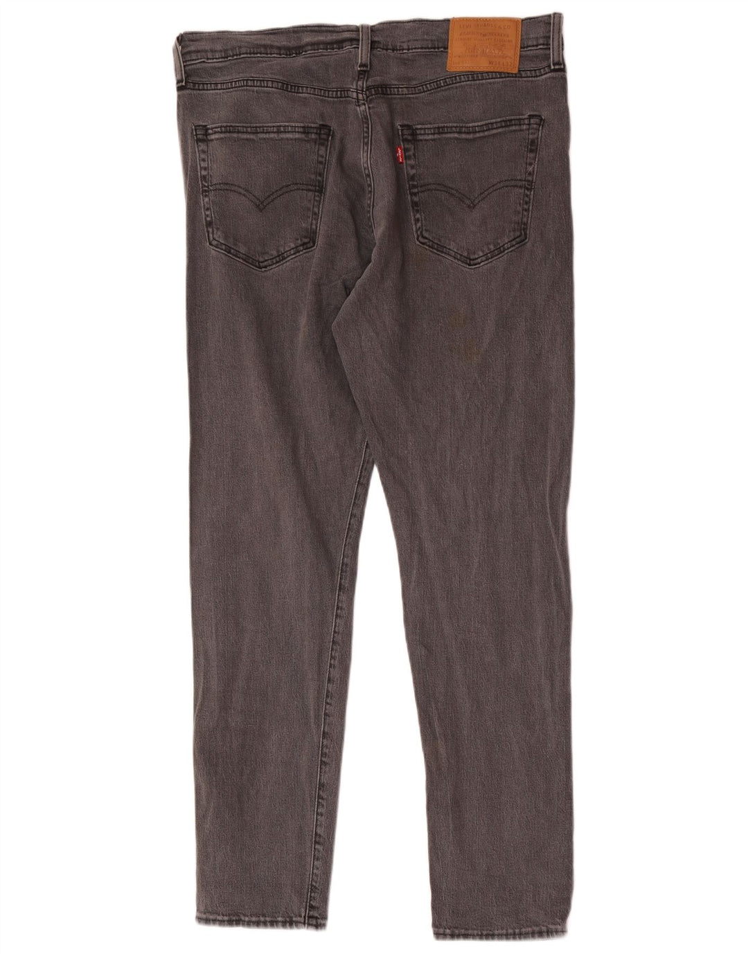 Levi's Mens 512 Slim Tapered Jeans W34 L32 Grey Cotton