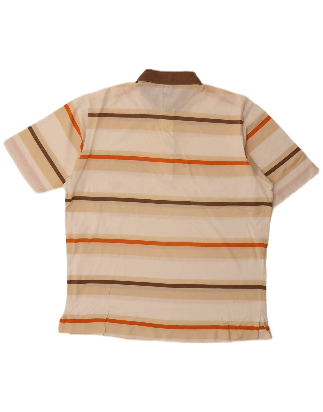 Paul & Shark Mens Polo Shirt Large Beige Striped