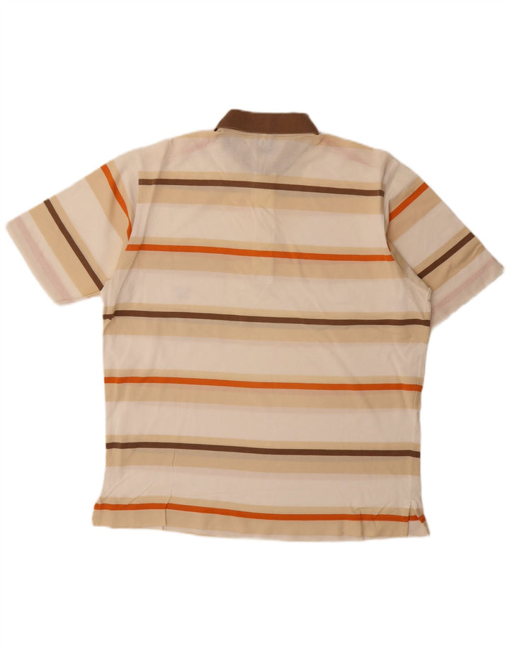 Paul & Shark Mens Polo Shirt Large Beige Striped