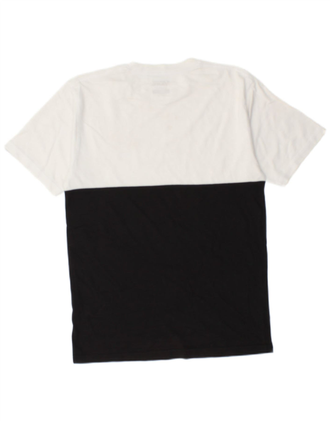 Vans Mens Classic Fit T-Shirt Top Small White Colourblock Cotton