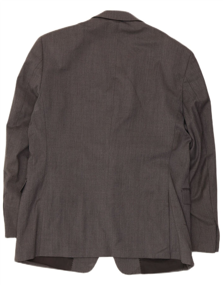Tommy Hilfiger Mens 2 Button Blazer Jacket UK 42 XL Grey Wool