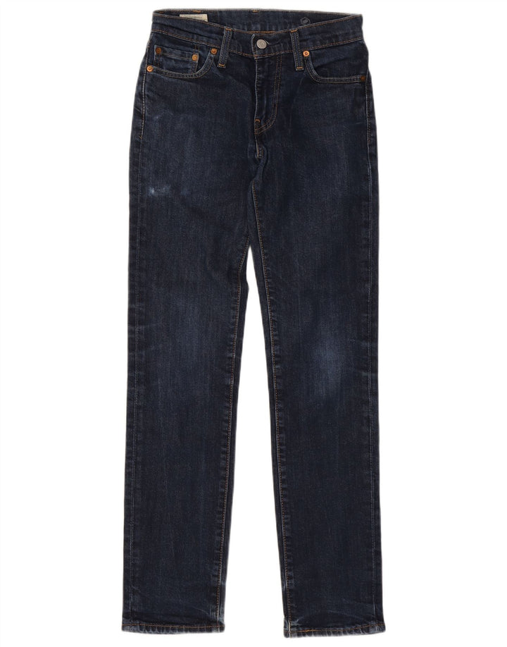Levi's Womens Slim Jeans W27 L32 Navy Blue Cotton