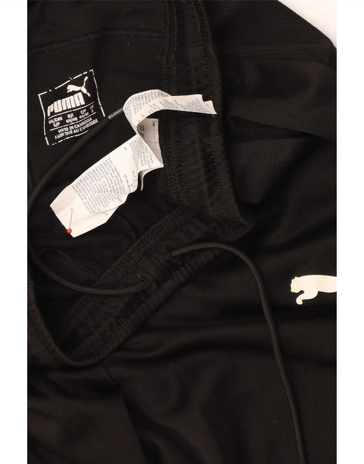 Puma Womens Tracksuit Trousers UK 8 Small Black Polyester
