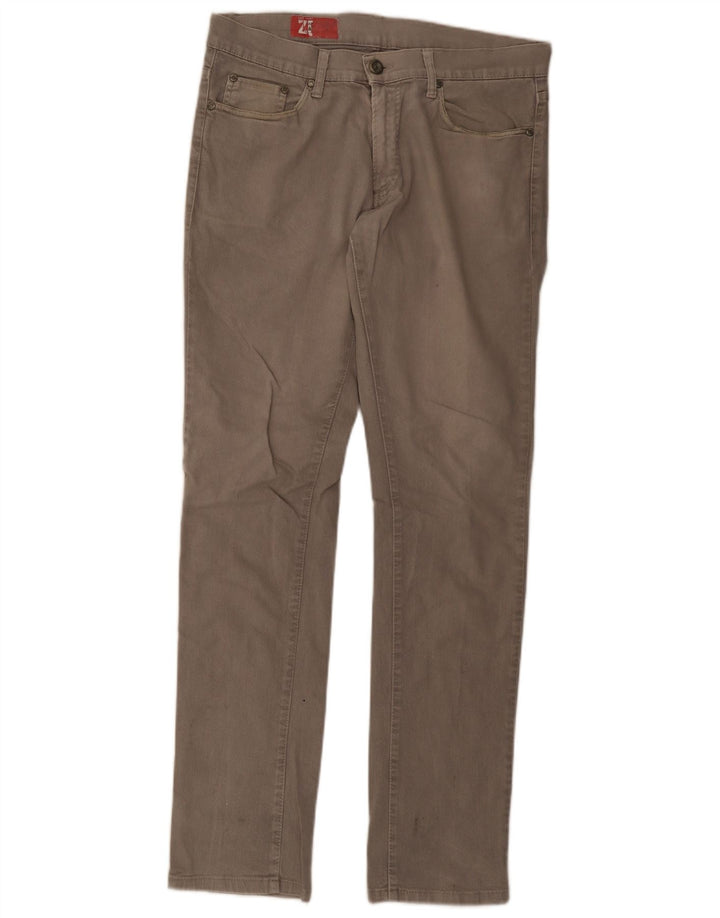Zara Mens Slim Jeans W33 L33 Grey Cotton