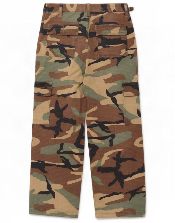 MOC Military Boys Cargo Trousers 14-15 Years Large W28 L25 Khaki Army