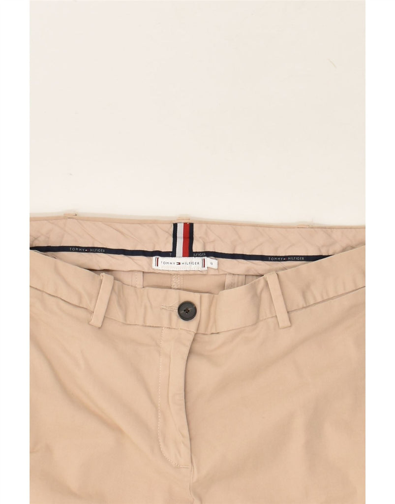 TOMMY HILFIGER Womens Tapered Chino Trousers US 10 Large W31 L27 Beige | Vintage Tommy Hilfiger | Thrift | Second-Hand Tommy Hilfiger | Used Clothing | Messina Hembry 