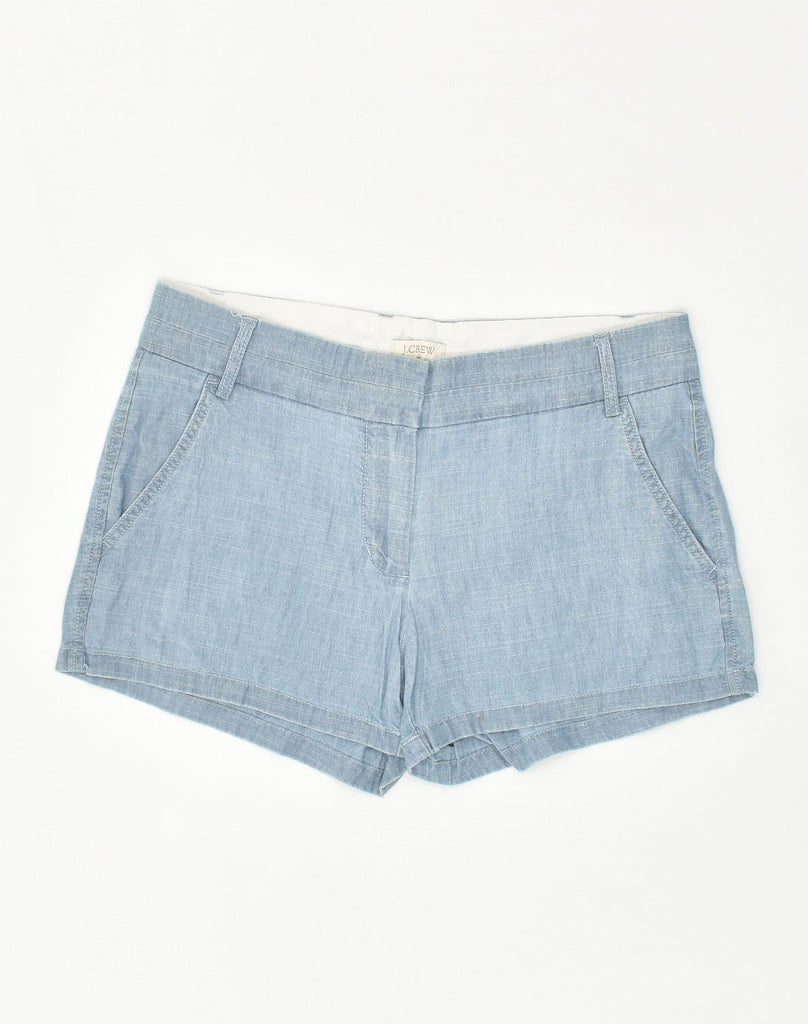 J. CREW Womens Chino Shorts US 2 XS W28 Blue Cotton | Vintage J. Crew | Thrift | Second-Hand J. Crew | Used Clothing | Messina Hembry 