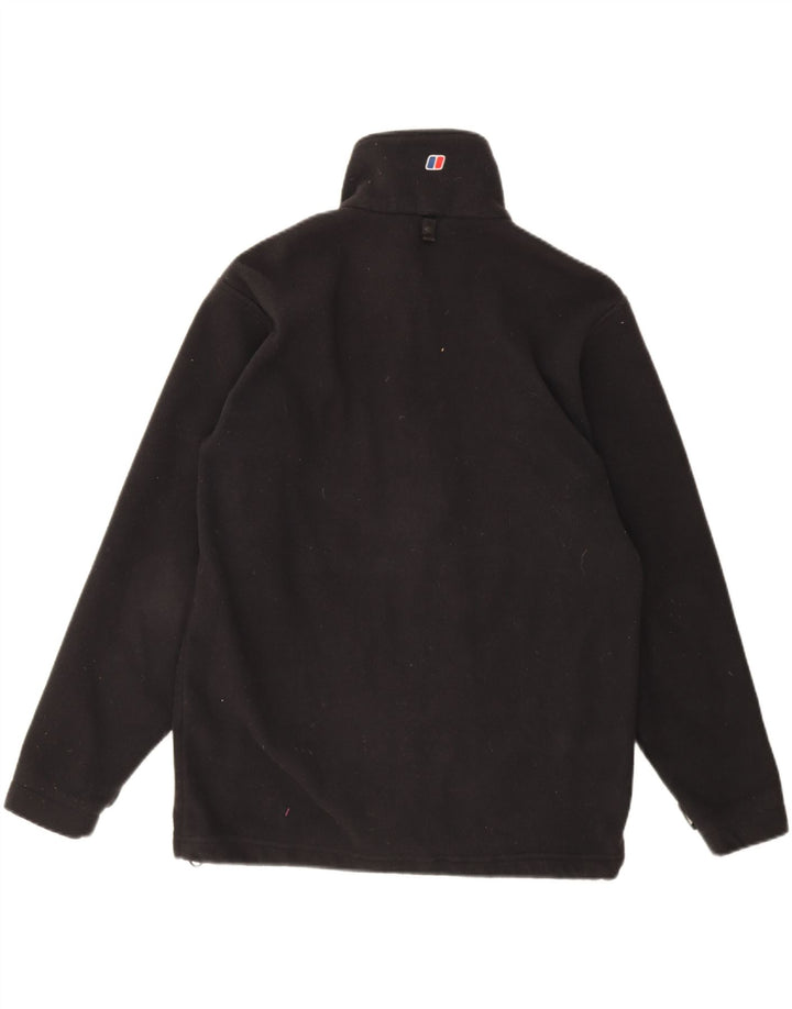 Berghaus Mens Liner Fleece Jacket UK 38 Medium Black Polyester