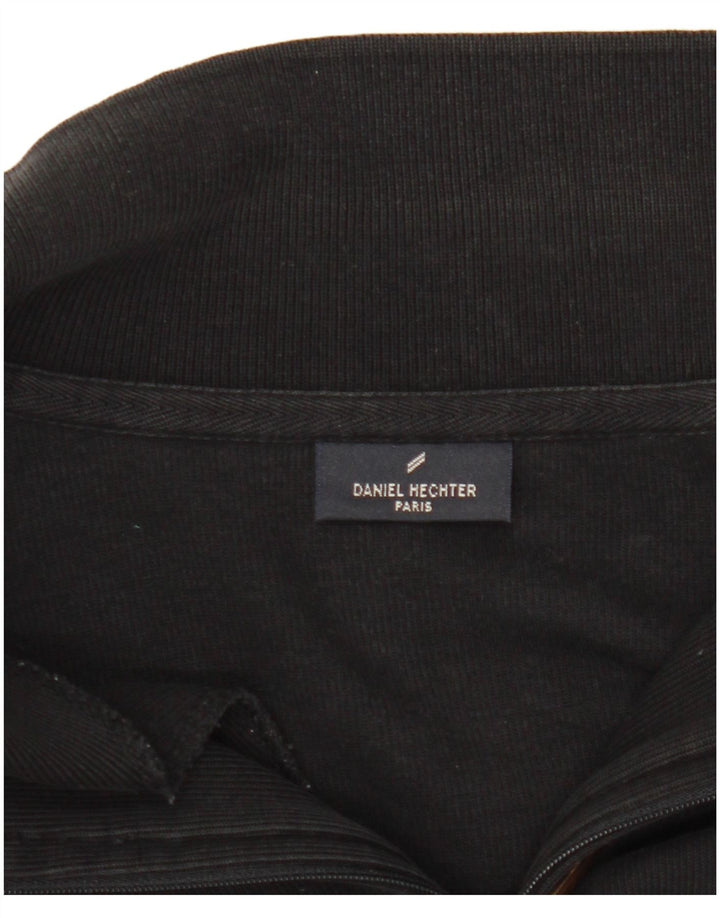 DANIEL HECHTER Mens Paris Roll Neck Sweatshirt Jumper IT 52 Large Black