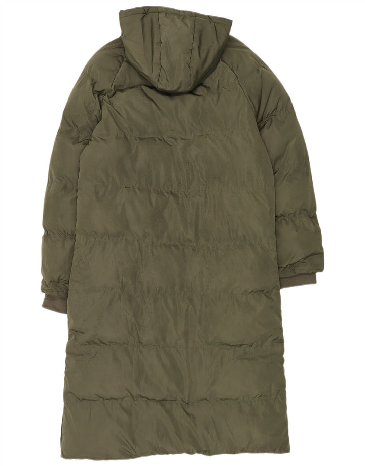 Bench Womens Hooded Oversized Padded Coat UK 16 Large  Khaki Polyester