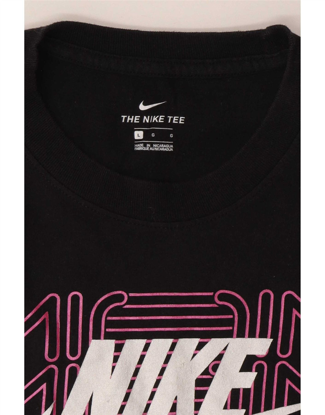 Nike Boys Graphic T-Shirt Top 12-13 Years Large Black