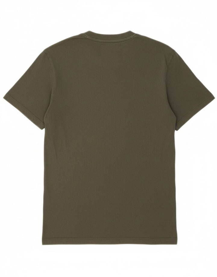 PENGUIN Mens T-Shirt Top Small Khaki Cotton