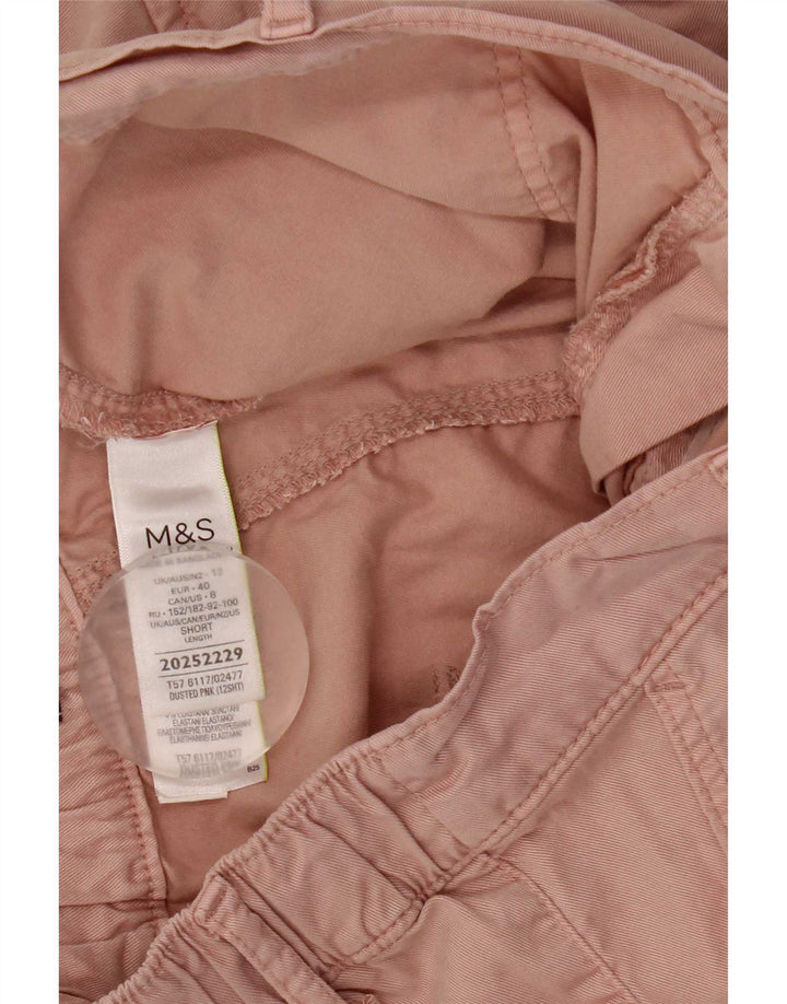 Marks & Spencer Mens Joggers Cargo Trousers UK 12 Medium W32 L24 Pink