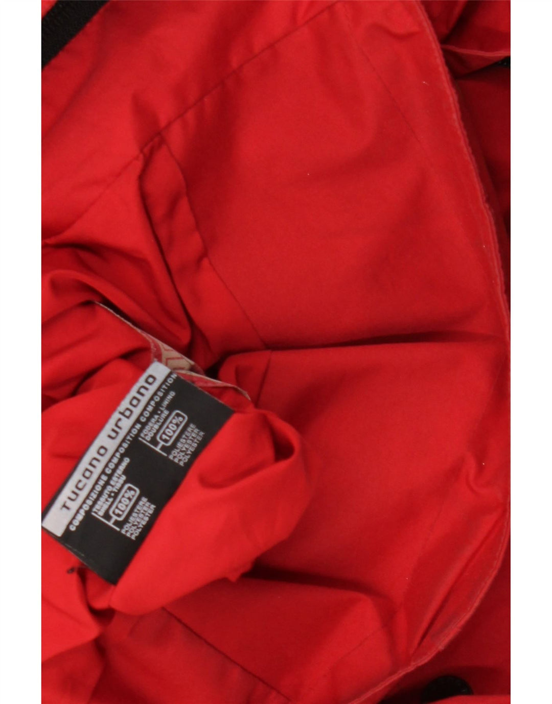 Tucano Urbano Mens Utility Jacket UK 44 2XL Red Polyester