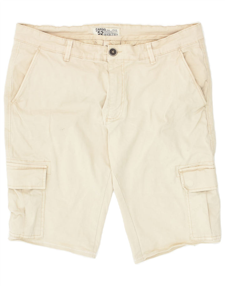 OVS Mens Cargo Shorts IT 52 XL W34 Grey Cotton | Vintage OVS | Thrift | Second-Hand OVS | Used Clothing | Messina Hembry 
