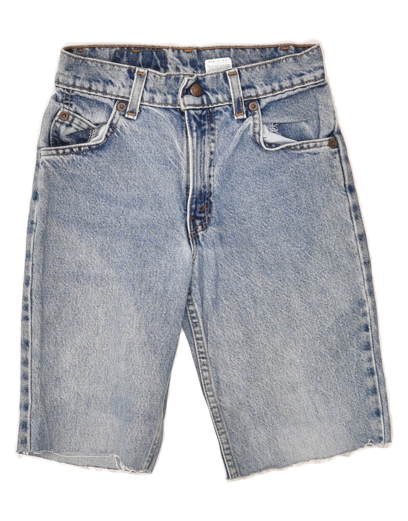 LEVI'S Boys 505 Denim Bermuda Shorts 11-12 Years W26  Blue Cotton | Vintage Levi's | Thrift | Second-Hand Levi's | Used Clothing | Messina Hembry 