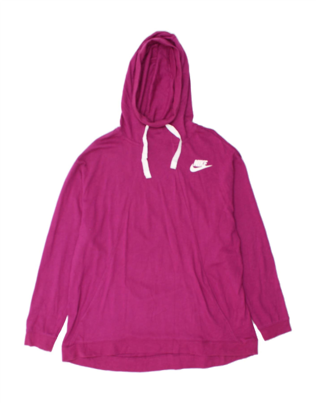 NIKE Womens Hoodie Jumper UK 18 XL Purple Polyester Vintage Nike and Second-Hand Nike from Messina Hembry 