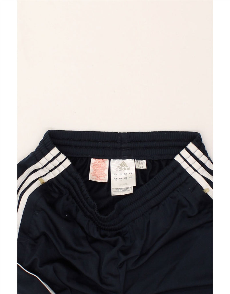 ADIDAS Mens Tracksuit Trousers UK 32/34 XS Navy Blue Polyester | Vintage Adidas | Thrift | Second-Hand Adidas | Used Clothing | Messina Hembry 