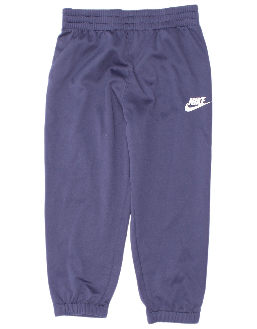 Nike Boys Tracksuit Trousers Joggers 4-5 Years Small Navy Blue Polyester