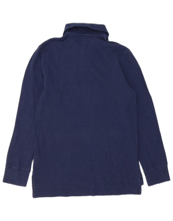 Polo Ralph Lauren Boys Long Sleeve Polo Shirt 10-11 Years Medium Navy Blue