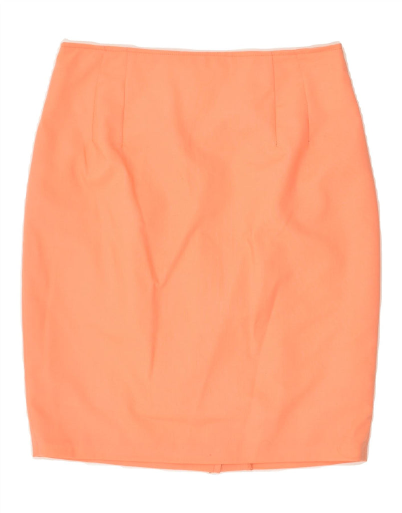 VINTAGE Womens 6 Button 2 Piece Skirt Set IT 44 Medium Orange Wool | Vintage Vintage | Thrift | Second-Hand Vintage | Used Clothing | Messina Hembry 
