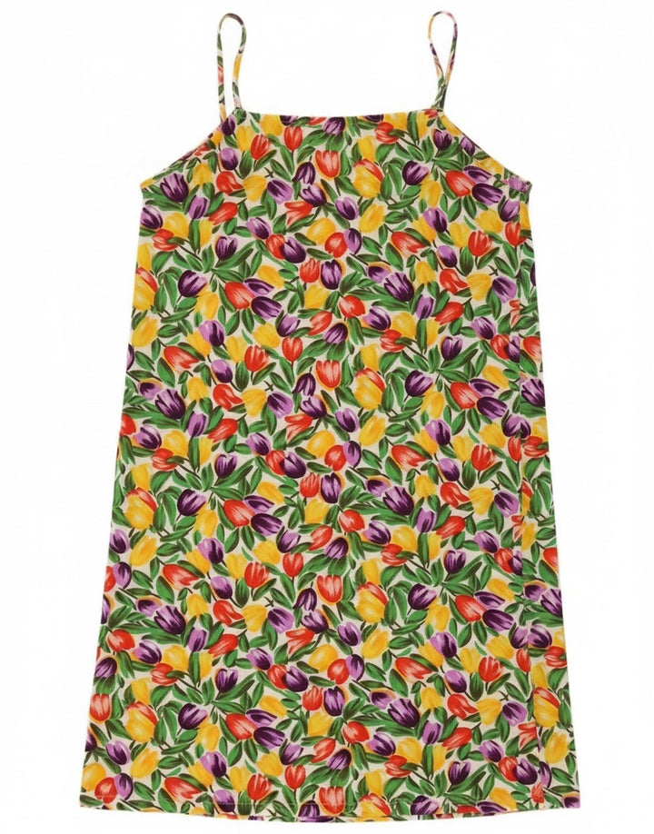Vintage Womens Sundress UK 18 XL Multicoloured Floral