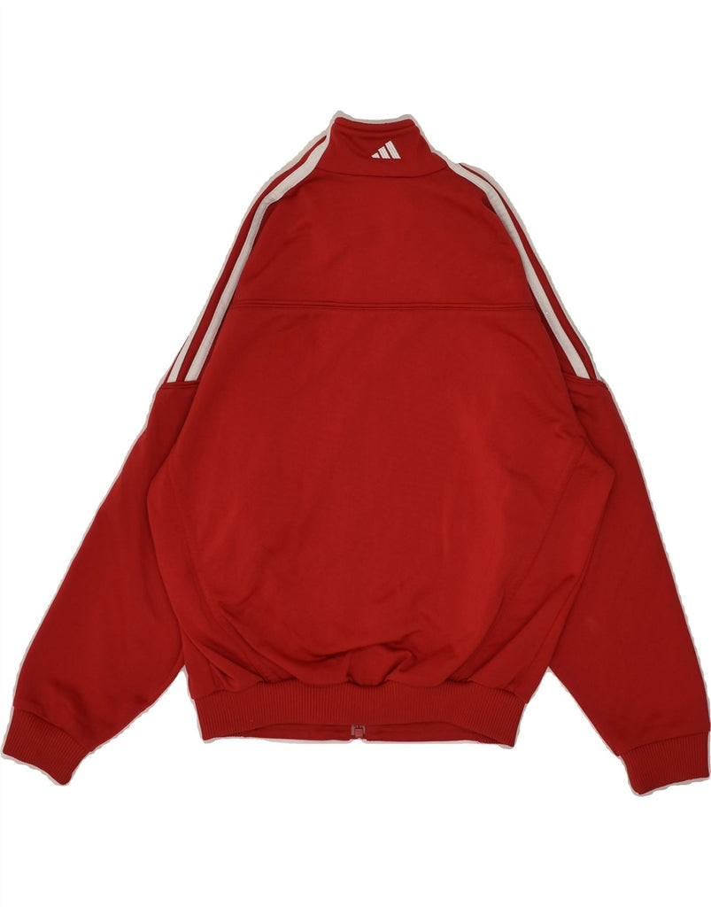 ADIDAS Boys Tracksuit Top Jacket 7-8 Years Red | Vintage Adidas | Thrift | Second-Hand Adidas | Used Clothing | Messina Hembry 