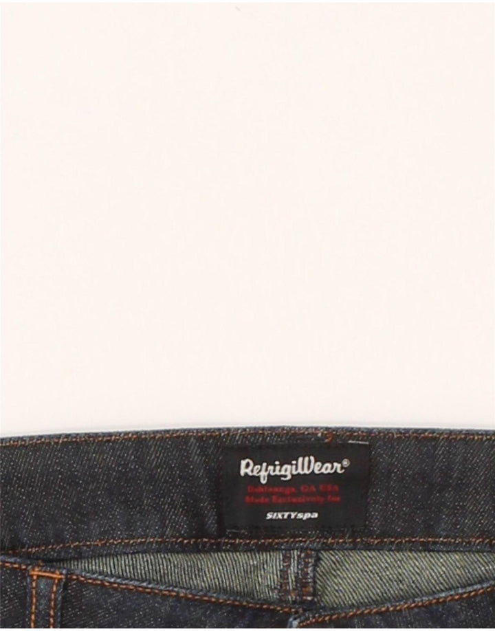 REFRIGIWEAR Womens Straight Jeans W33 L33 Navy Blue Vintage Refrigiwear and Second-Hand Refrigiwear from Messina Hembry 