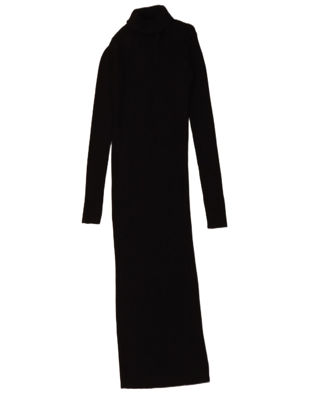 Zara Womens Maxi Jumper Dress UK 8 Small Black